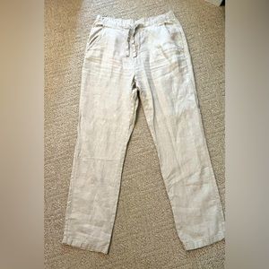 Ocean + Coast khaki linen pants